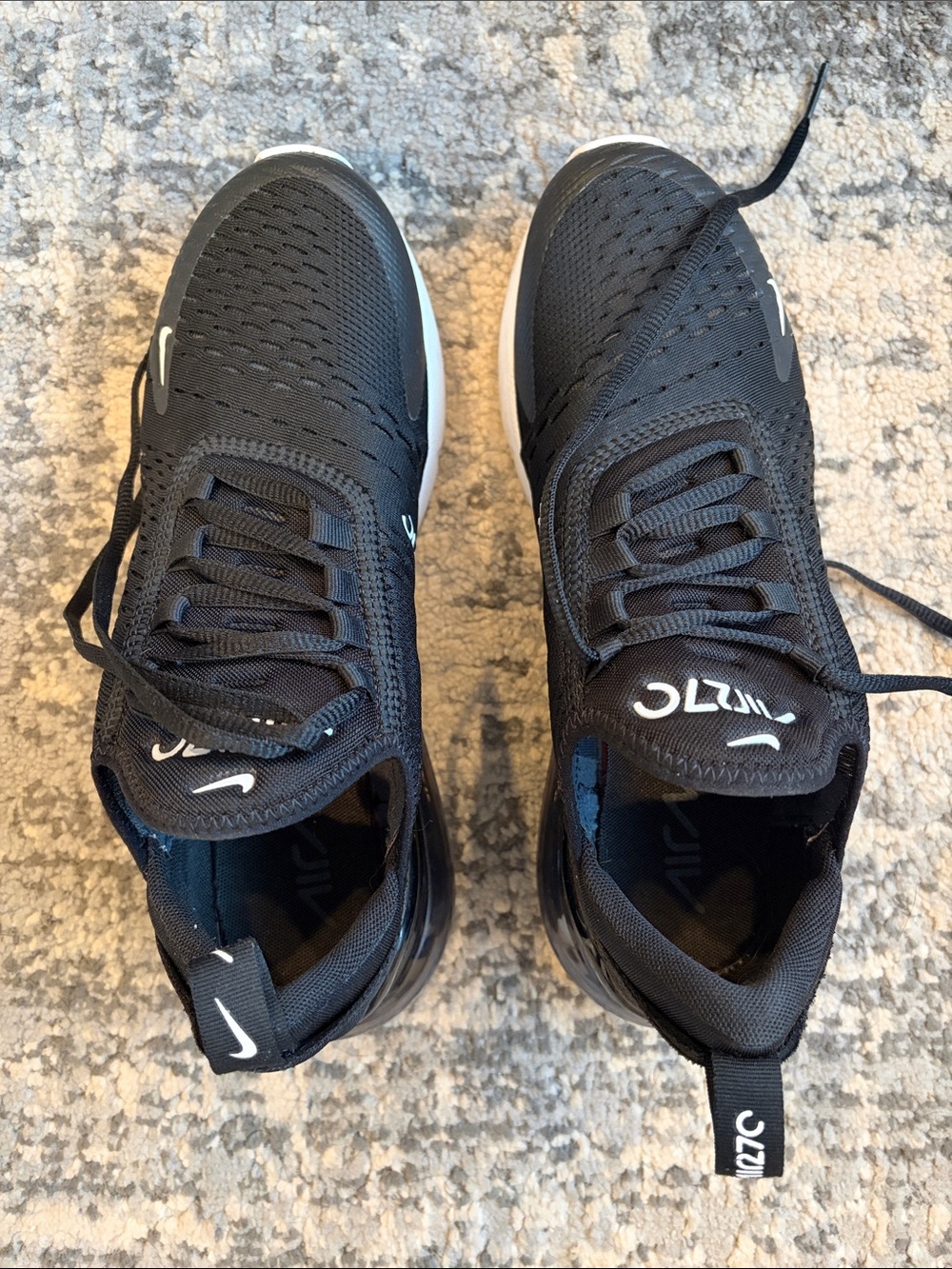 Nike Black and White Women’s Air Max Sneakers